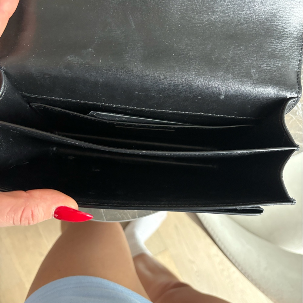 YSL SUNSET PURSE - black on black - Picture 7 of 11